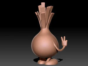 Onion figurine 3D Print Model