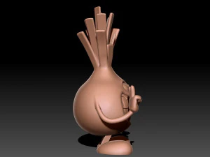 Onion figurine 3D Print Model