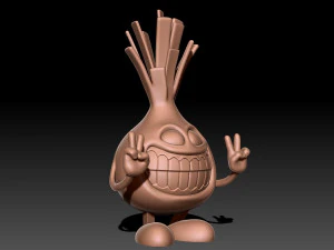Onion figurine 3D Print Model