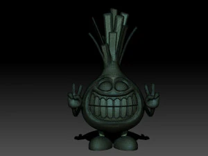 Onion figurine 3D Print Model