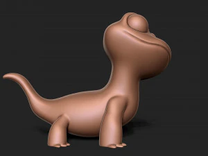 Cartoon lizard 3D Print Model