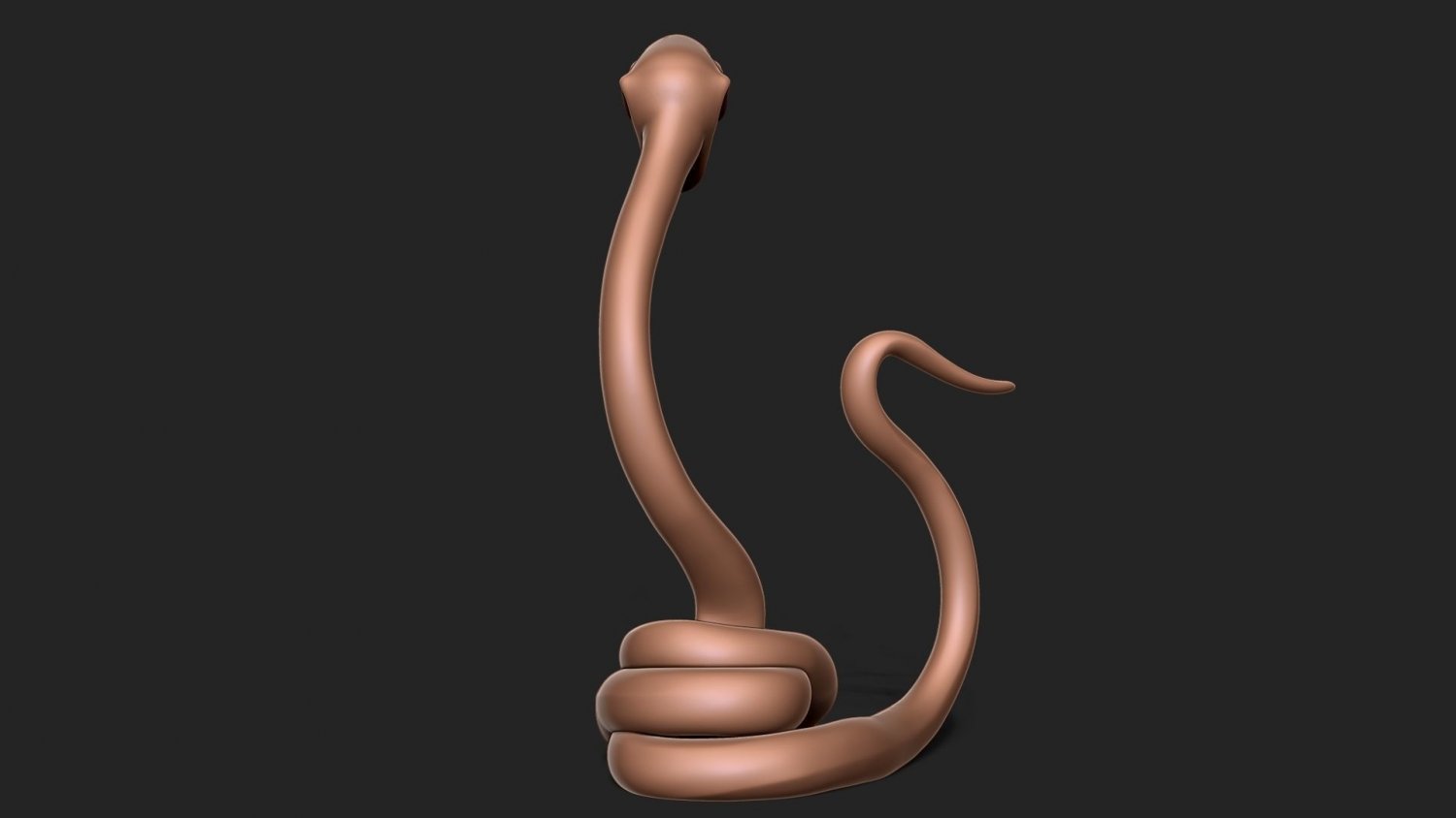 Snake 3D Print Model in Figurines 3DExport