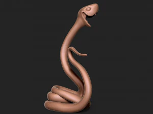 Snake 3D Print Model