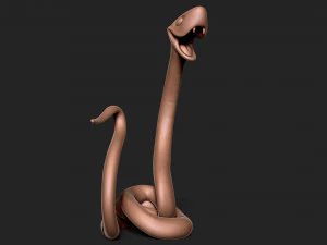 Snake 3D Print Model