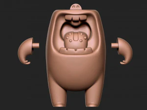 Mallow bear 3D Print Model