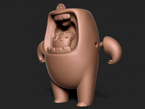 Mallow bear 3D Print Model