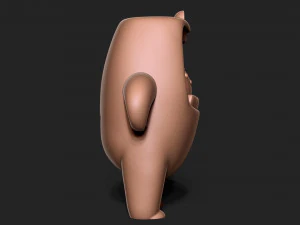 Mallow bear 3D Print Model