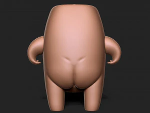 Mallow bear 3D Print Model