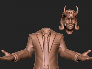 LOKI AVENGERS Model Cetak 3D