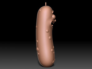 Pickle Rick keychain 3D Принт Модель