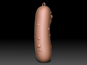 Pickle Rick keychain 3D Print Model