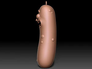 Pickle Rick keychain 3D Print Model
