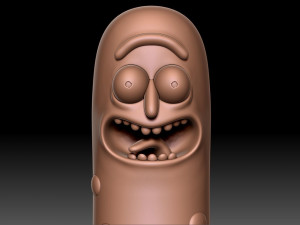 Pickle Rick Modelo de Impressão 3D