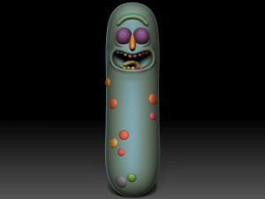 Pickle Rick 3D Принт Модель