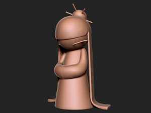 Sad Geisha 3D Sculpture 3D 프린트 모델