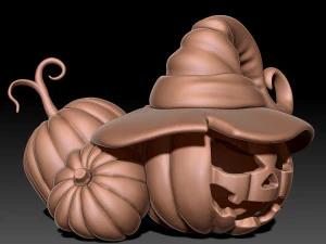Halloween Pumpkin 3D Print Model