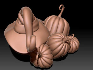 Halloween Pumpkin 3D Print Model