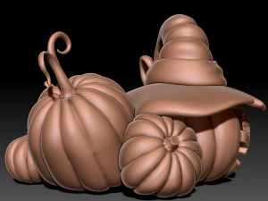 Halloween Pumpkin 3D Print Model