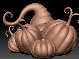 Halloween Pumpkin 3D Print Model