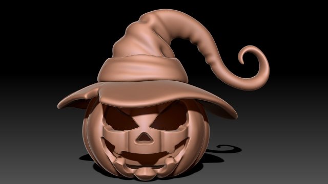 Halloween Pumpkin 3D Принт Модель .c4d .max .obj .3ds .fbx .stl .blend 