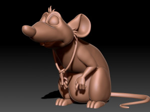 Rat 3D print model 3Dプリントモデル