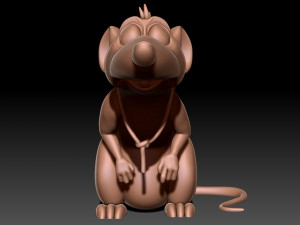 Rat 3D print model 3Dプリントモデル