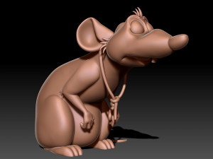 Rat 3D print model 3Dプリントモデル