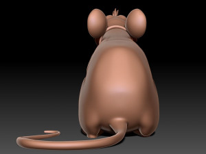 Rat 3D print model 3Dプリントモデル