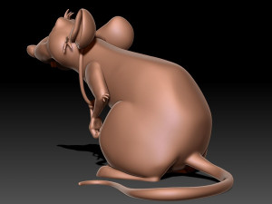 Rat 3D print model 3Dプリントモデル