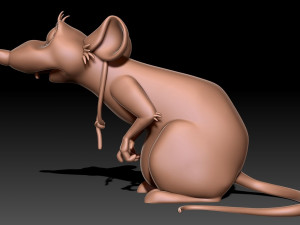 Rat 3D print model 3Dプリントモデル