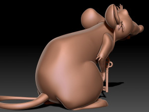 Rat 3D print model 3D Принт Модель