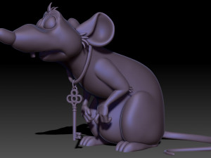 Rat 3D print model 3D Принт Модель