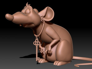 Rat 3D print model 3D Принт Модель