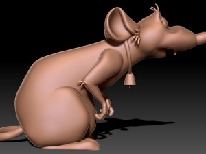 Rat 3D print model Model Cetak 3D
