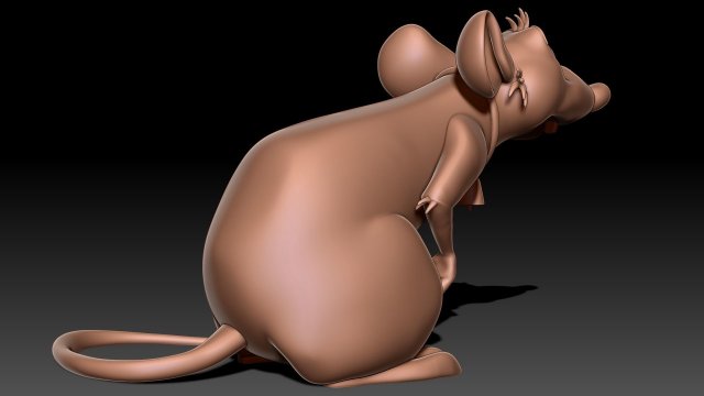 Rat 3D print model 3D Print Model