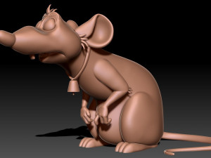 Rat 3D print model Model Cetak 3D