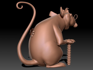 Old Rat 3D print model 3D Print Model