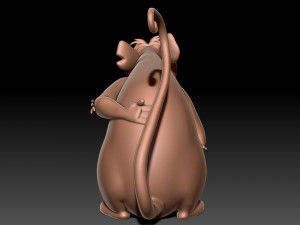 Old Rat 3D print model 3D Print Model
