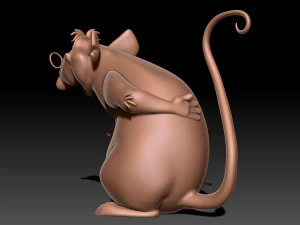 Old Rat 3D print model 3D Print Model