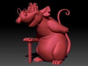 Old Rat 3D print model 3D Print Model