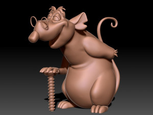 Old Rat 3D print model 3D Print Model
