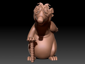 Old Rat 3D print model 3D Print Model