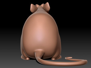 Rat 3D print model 3D Baskı Modeli