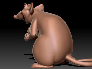 Rat 3D print model 3D Baskı Modeli