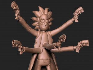 Rick and Morty 3D Print Model