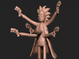 Rick and Morty 3D Print Model