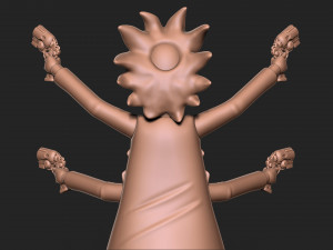Rick and Morty 3D Print Model