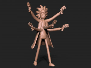 Rick and Morty 3D Print Model