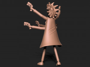Rick and Morty 3D Print Model