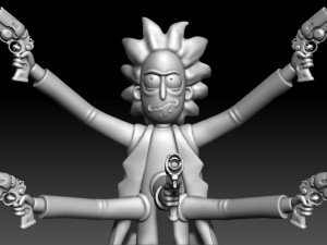 Rick Sanchez - Rick and Morty Model do druku 3D